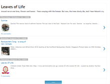 Tablet Screenshot of leaves-of-life.blogspot.com