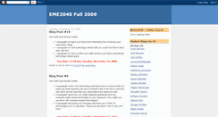 Desktop Screenshot of eme2040fa09.blogspot.com