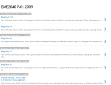Tablet Screenshot of eme2040fa09.blogspot.com