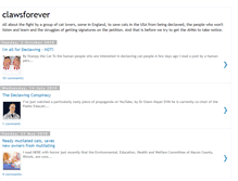 Tablet Screenshot of clawsforever.blogspot.com