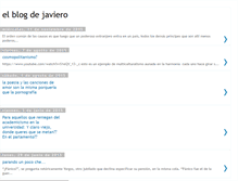 Tablet Screenshot of javieropensador.blogspot.com