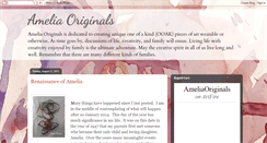 Desktop Screenshot of ameliaoriginals.blogspot.com