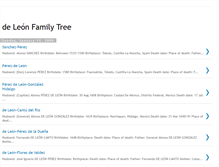 Tablet Screenshot of deleonfamilytree.blogspot.com
