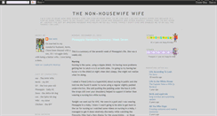 Desktop Screenshot of nonhousewife.blogspot.com