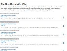 Tablet Screenshot of nonhousewife.blogspot.com