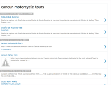 Tablet Screenshot of cancunmotorcycletours.blogspot.com