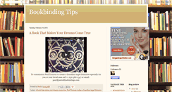 Desktop Screenshot of book-binding-tips.blogspot.com