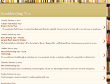 Tablet Screenshot of book-binding-tips.blogspot.com