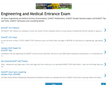 Tablet Screenshot of eamcet2009.blogspot.com