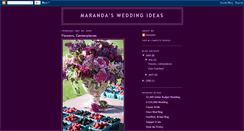 Desktop Screenshot of mjweddingideas.blogspot.com