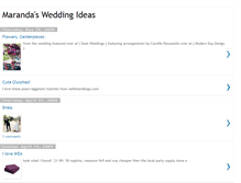 Tablet Screenshot of mjweddingideas.blogspot.com