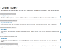 Tablet Screenshot of iwillbehealthy.blogspot.com