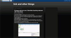 Desktop Screenshot of linkandotherthings.blogspot.com