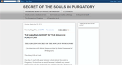 Desktop Screenshot of aboutpurgatory.blogspot.com