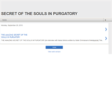 Tablet Screenshot of aboutpurgatory.blogspot.com