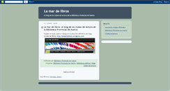 Desktop Screenshot of lamardelibros.blogspot.com