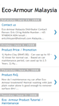 Mobile Screenshot of eco-armour-malaysia.blogspot.com