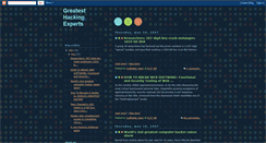Desktop Screenshot of greatesthackingexperts.blogspot.com