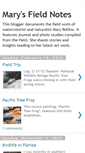 Mobile Screenshot of fieldnotesfrommary.blogspot.com