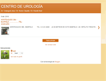 Tablet Screenshot of centrodeurologia.blogspot.com