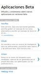 Mobile Screenshot of aplicacionesbeta.blogspot.com