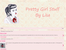 Tablet Screenshot of pretty-girl-stuff.blogspot.com