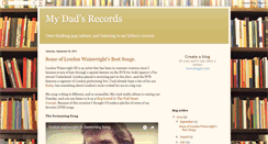 Desktop Screenshot of dadsrecords.blogspot.com