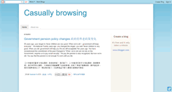 Desktop Screenshot of casuallybrowsing.blogspot.com