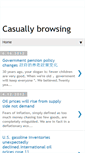 Mobile Screenshot of casuallybrowsing.blogspot.com