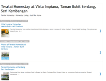 Tablet Screenshot of bukitserdanghomestay.blogspot.com