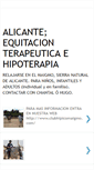 Mobile Screenshot of equitacionterapeutica.blogspot.com