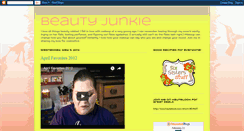 Desktop Screenshot of beautyjunkiechecksin.blogspot.com