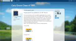Desktop Screenshot of carygrove91.blogspot.com