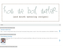 Tablet Screenshot of howdoweboilwaterblog.blogspot.com