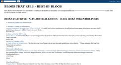Desktop Screenshot of blogsthatrule.blogspot.com