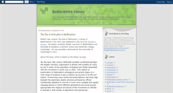 Desktop Screenshot of bedfordshirehistory.blogspot.com