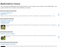 Tablet Screenshot of bedfordshirehistory.blogspot.com