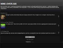 Tablet Screenshot of 9over6.blogspot.com