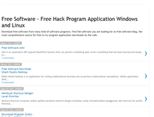 Tablet Screenshot of freesoftwareserve.blogspot.com