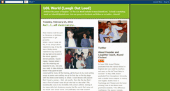 Desktop Screenshot of lolworldlaughoutloud.blogspot.com