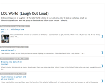 Tablet Screenshot of lolworldlaughoutloud.blogspot.com