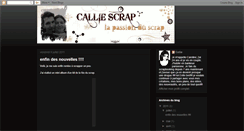 Desktop Screenshot of calliescrap.blogspot.com