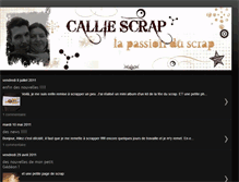 Tablet Screenshot of calliescrap.blogspot.com