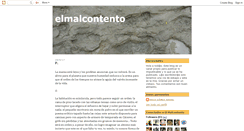 Desktop Screenshot of elmalcontento.blogspot.com