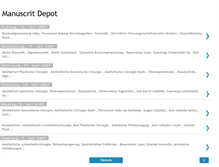 Tablet Screenshot of manuscritdepot.blogspot.com