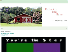 Tablet Screenshot of eclecticredbarn.blogspot.com