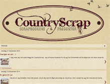 Tablet Screenshot of countryscrap.blogspot.com