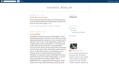 Desktop Screenshot of georgemiklas.blogspot.com