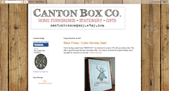 Desktop Screenshot of cantonboxcompany.blogspot.com