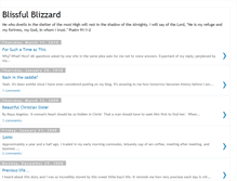 Tablet Screenshot of blissful-blizzard.blogspot.com